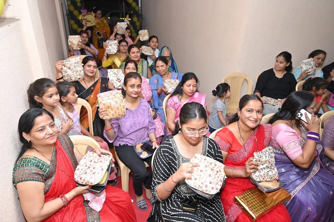 Guests at the GlowKaya studio opening in Manjri